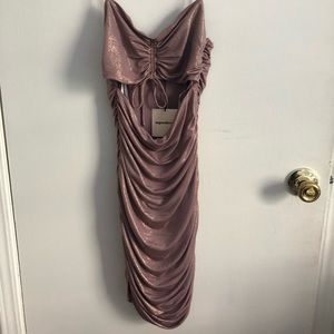 revolve shimmery mini dress